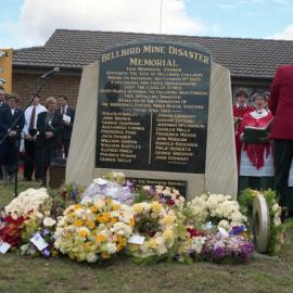 Welsh Choir singing at the Bellbird Mine Disaster Memorial, Bellbird Miners Memorial Park, NSW, 1 September 1990