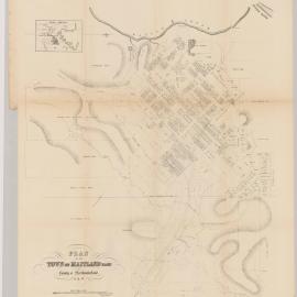 Plan of the Town of Maitland (East) : County of Northumberland, NSW, 1861
