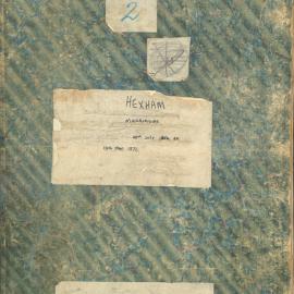 Hexham marriages register, 1856 - 1871