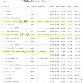 Country Report Script April 3 1993