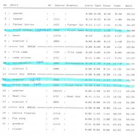 Country Report Script November 12 1993