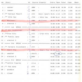 Country Report Script September 10 1993