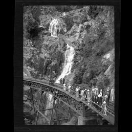 Stoney Creek Falls, Cairns - Kuranda Railway, Qld., [c. 1930]