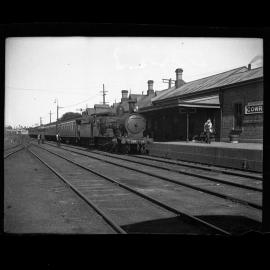 C32 No. 3274, with passenger train, Cowra Station, NSW, [n.d.]