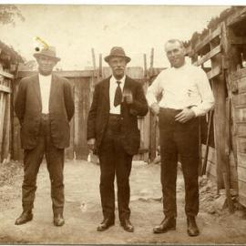 Bill Chambers, Thomas Maynard and Frank Chambers and young Connolly