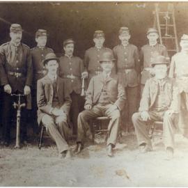 Morpeth Fire Brigade in 1910