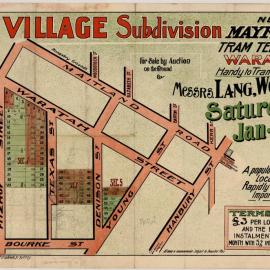 The Village Subdivision, Mayfield, Saturday, January 22nd, 1916
