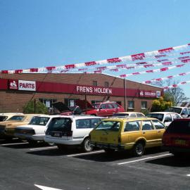 Fren's Holden dealership, Kurri Kurri, December 1989