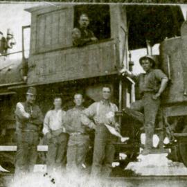 NSWGR K-294 Class 2-6-0 Mogul Type (designed by Baldwin USA) at Menindee on the Broken Hill Line, [1922]