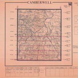 Camberwell, NSW - Flight Line Diagram, 1967