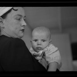 Unidentified woman and infant John Myers, [n.d.]