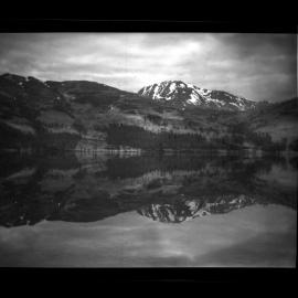 Mountains and loch - From a folder titled 'Loch Earn District, Scotland Spring 1937'