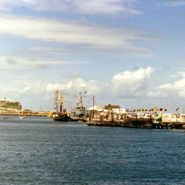 Boats, Newcastle Harbour, NSW, February 1989