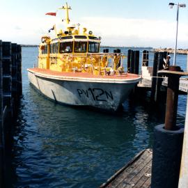 Pilot boat, Newcastle Harbour, NSW, February 1989