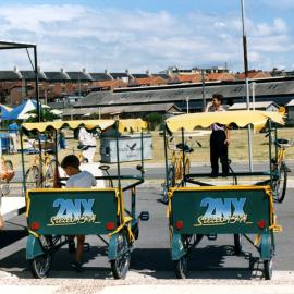 2NX carts, Newcastle (NSW) Foreshore, February 1989