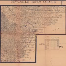 Newcastle, NSW - Flight Line Diagram, 1976