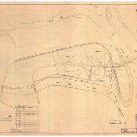 Kooragang Island Development Map, 1972