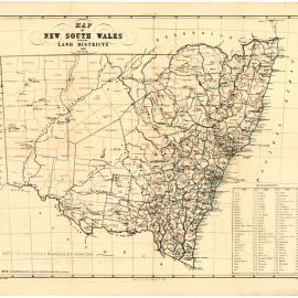 Map of New South Wales shewing land districts, 1880