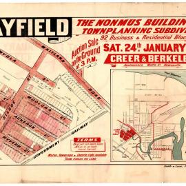 Mayfield : the Nonmus Building & Town Planning Subdivision, 24 January 1920