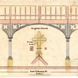 Iron Columns : [All Saints Anglican Church, Singleton, NSW], [1880s]