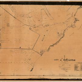 Map of the City of Newcastle and environs,1911