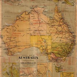 School map of Australia, [1940s]