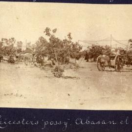 The Leicester's "possy" [position], Abasan el Kebir