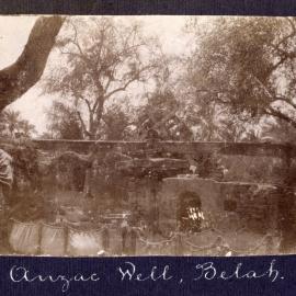 Anzac Well, Belah, [Deir al Balah], World War I