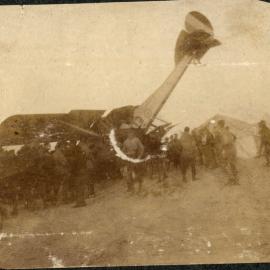 Crashed plane, World War I