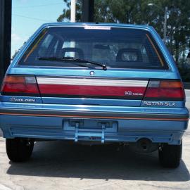 Holden Astra SLX in Fren's Car Yard, Kurri Kurri, NSW, February 1988