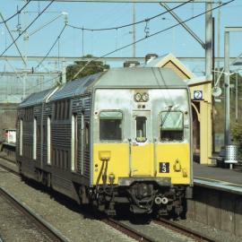 Cityrail K set 3 at Broadmeadow Station on its way to Newcastle, NSW, May 2011
