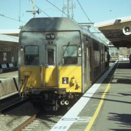Cityrail K set 4 pausing at Broadmeadow, NSW on its way to Newcastle, June 2011