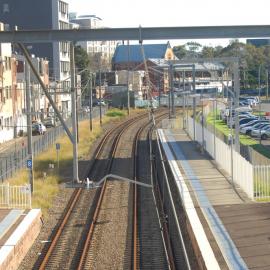 Civic Station looking west, June 2015