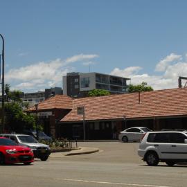 Civic Station seen from Hunter Street, Newcastle, NSW, 15 December 2014