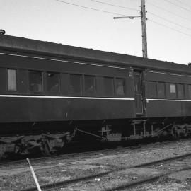 FG class coach being used for suburban services, Newcastle yard, Newcastle, NSW