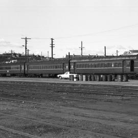 N series cars in Newcastle yard, Newcastle, NSW