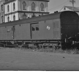 LHY brake van in Newcastle yard, Newcastle, NSW