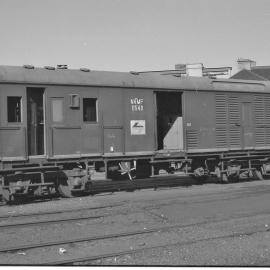 MHG brake van in Newcastle yard, Newcastle, NSW