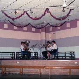 Band, Christmas Carols at Kurri Kurri, NSW, December 1986