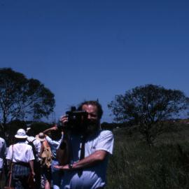 Filming the cameraman - Hunter Wetlands Centre, Shortland
