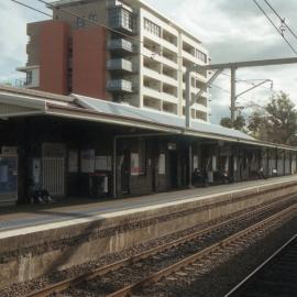 Wickham station looking west one afternoon, July 2009