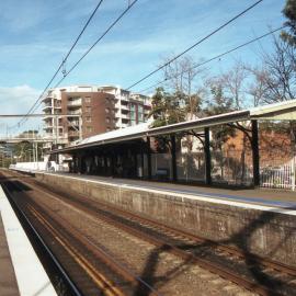 Wickham station looking east one afternoon, July 2009