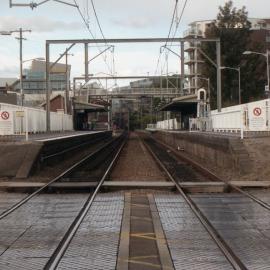 Wickham station late one afternoon in July 2009