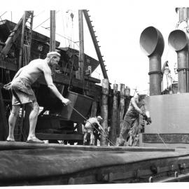 Likely S.S. Wallarah at Catherine Hill Bay Jetty, NSW