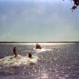 Water skiing, Budgewoi, NSW, June 1986