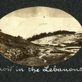 Snow in the Lebanons