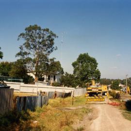 Road works, Kurri Kurri, NSW, March 1991