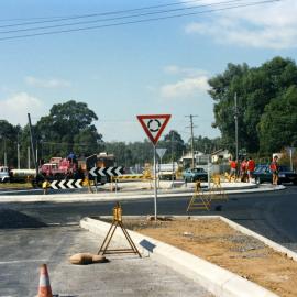 Road works, Kurri Kurri, NSW, March 1991