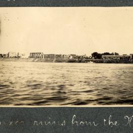 Luxor ruins from the Nile