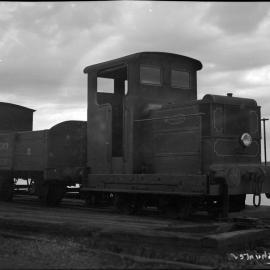 Hornsby Shunter, Ruston Lincoln, with TGR goods wagon, unidentified location, [n.d.]